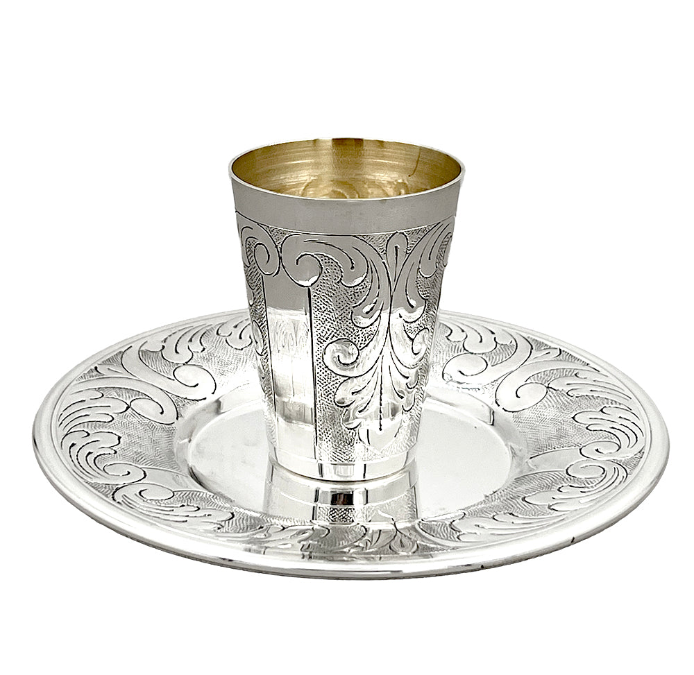 kiddush set - silver dipped kiddush sets by hadad bros
