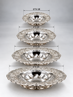 silver bowl hadad bros silverware קערת כסף מציפוי כסף האחים חדד