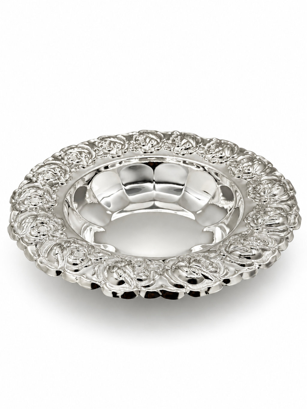 silver bowl hadad bros silverware קערת כסף מציפוי כסף האחים חדד