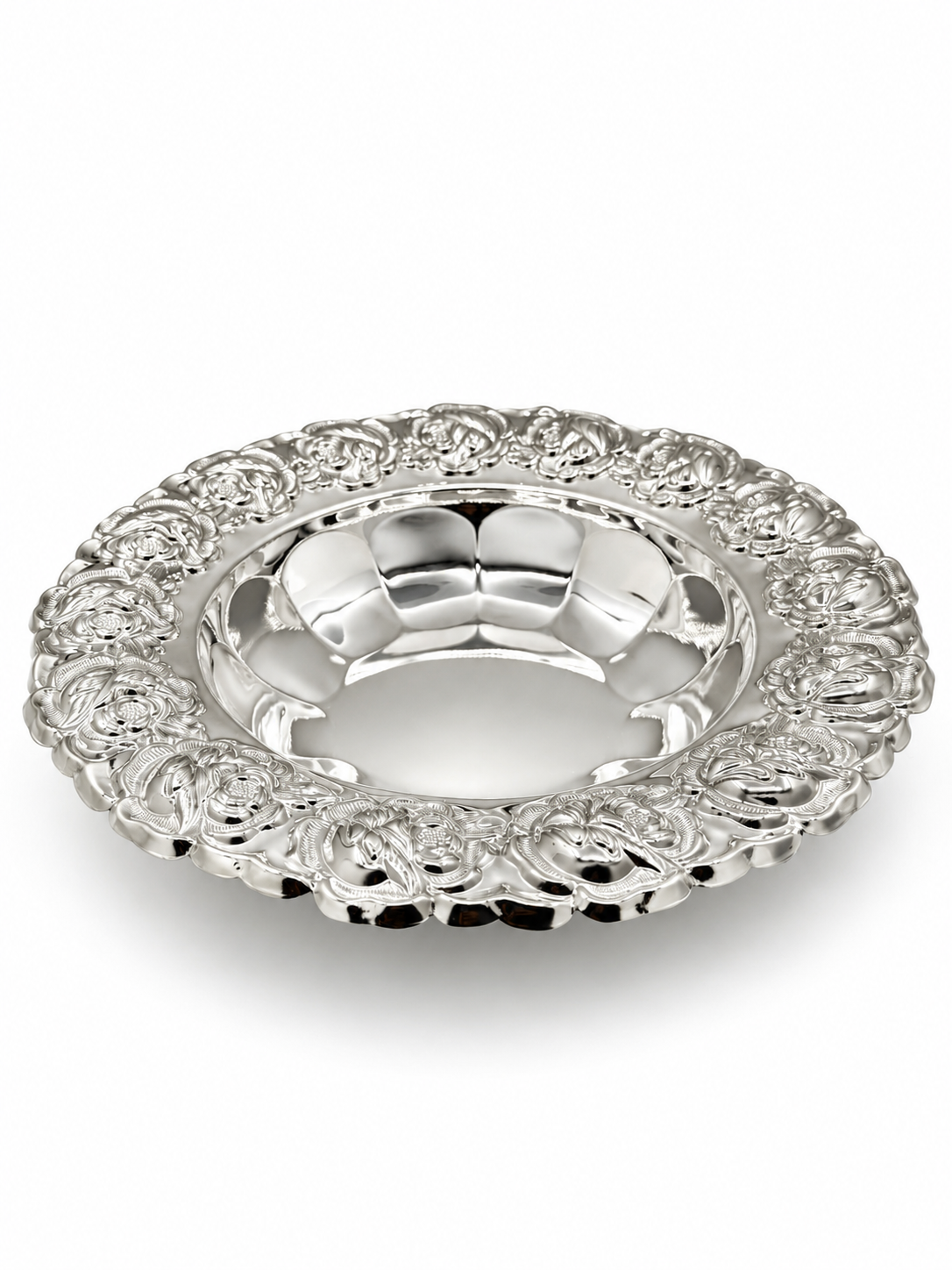 silver bowl hadad bros silverware קערת כסף מציפוי כסף האחים חדד