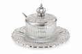 honey and suger silver bowl for rosh hasana by hadad bros silverware