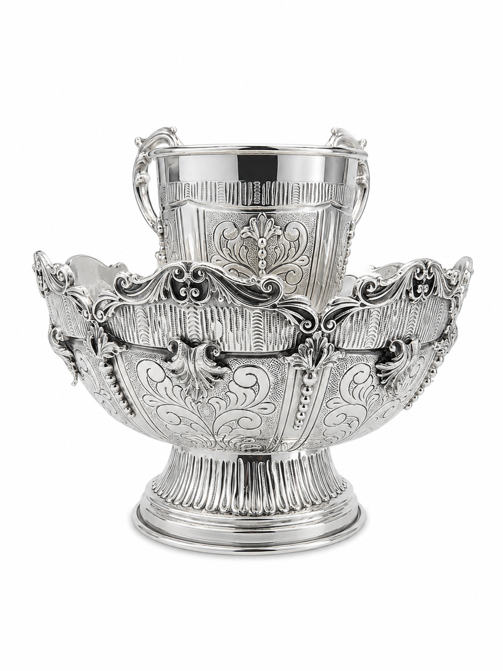 silver natla set by hadad bros silverware