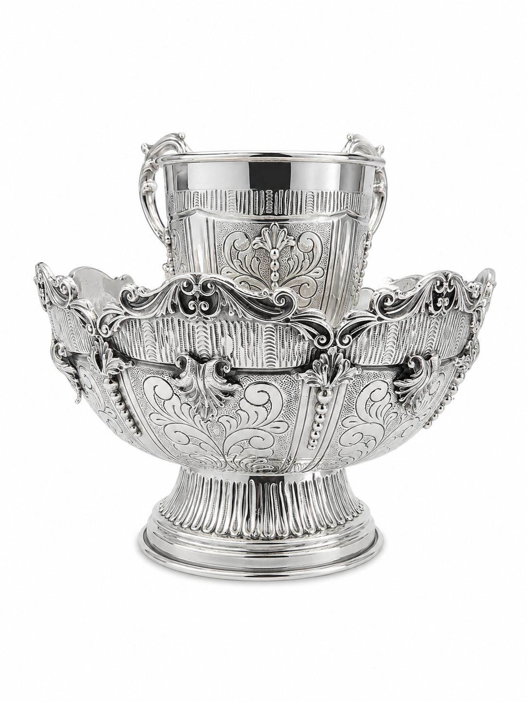 silver natla set by hadad bros silverware
