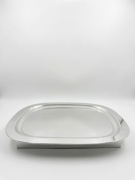 silver serving tray