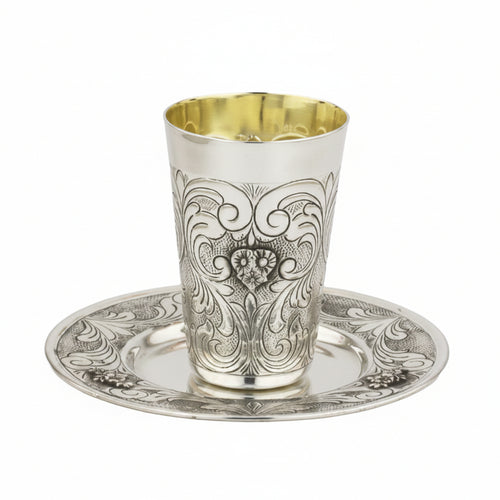 kiddush set - silver dipped kiddush sets by hadad bros