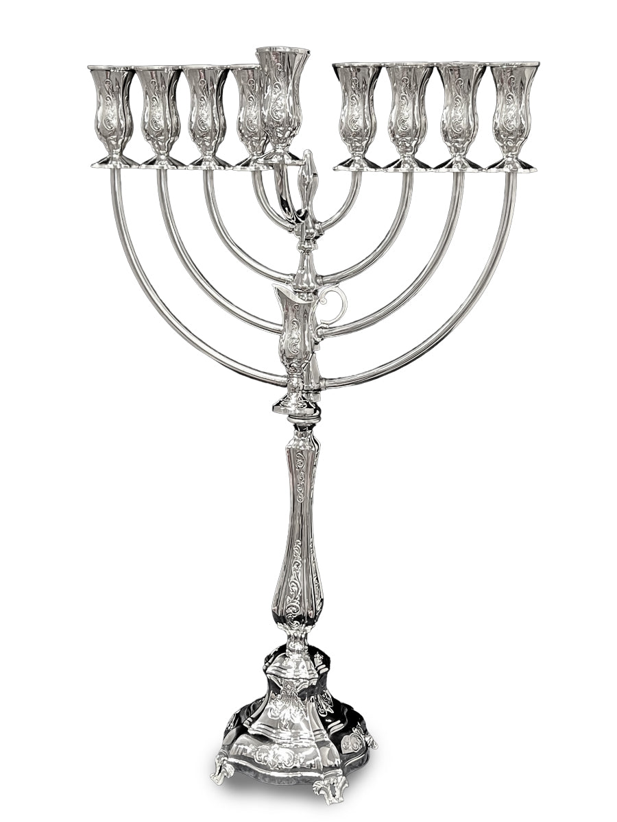 Jewish Holidays Collection | Luxury Silver hannukah menorahs- Judaica for Every Celebration | Hadad Bros