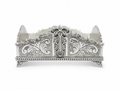 silver napkin holder for shabbat and holidays dinner table by hadad bros silverware