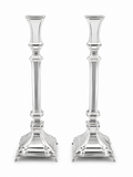 Pair of silver 925 candlesticks with decorative patterns by hadad bros