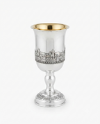 pure silver 925 kiddush goblet for shabbat by hadad bros silverware