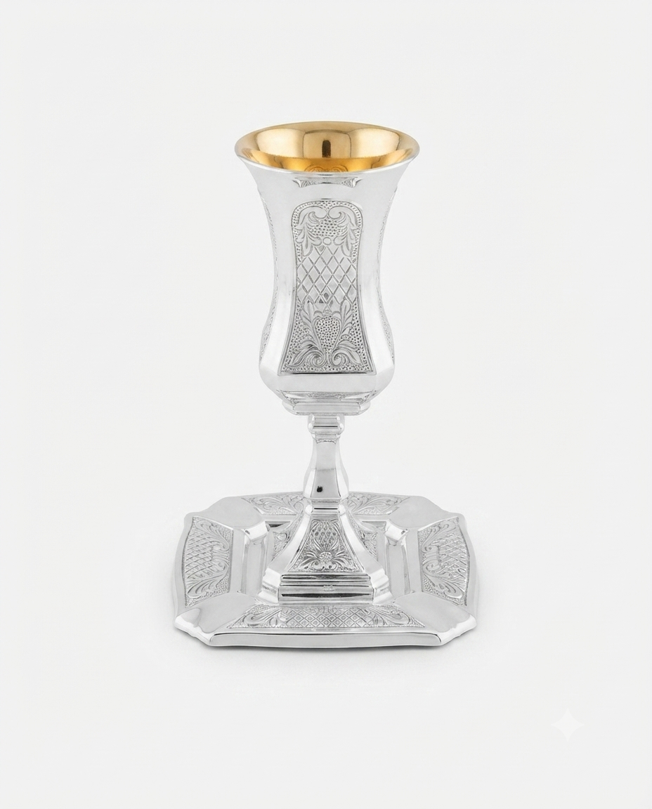 925 sterling silver kiddush set for shabbat by hadad bros