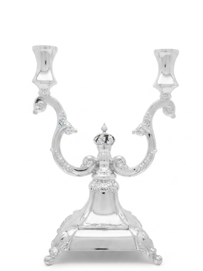 shabbat silver candlesticks oil candleholder by hadad bros silverware