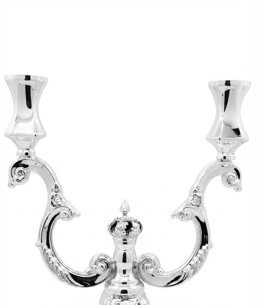 shabbat silver candlesticks oil candleholder by hadad bros silverware