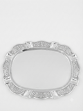 SD Oval Silver Tray - Italy 21cm