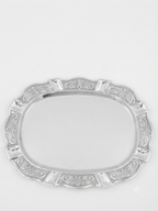 SD Oval Silver Tray - Italy 21cm