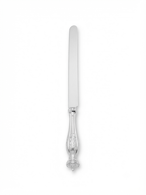 Silver luxury bread knife by hadad bros silverware