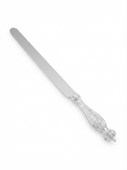 Silver luxury bread knife by hadad bros silverware
