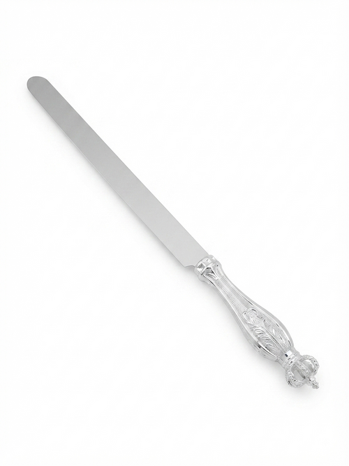 Silver luxury bread knife by hadad bros silverware