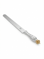 Silver luxury bread knife by hadad bros silverware