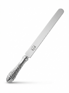 Silver luxury bread knife by hadad bros silverware