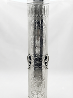 Silver dipped purim megilah case by hadad bros silverware