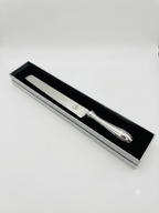 Silver luxury bread knife by hadad bros silverware