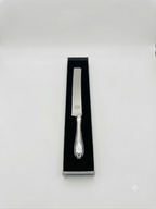 Silver luxury bread knife by hadad bros silverware