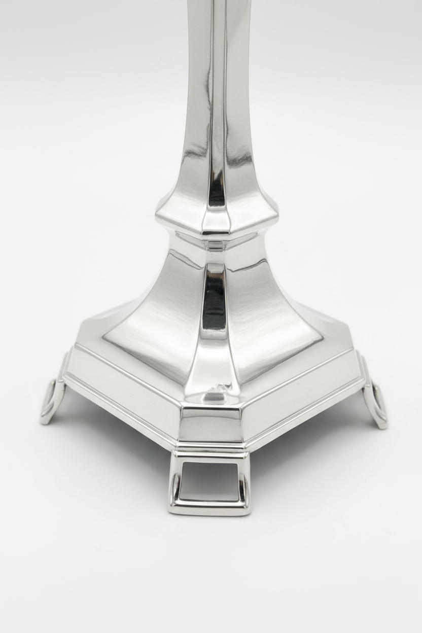 Pair of silver 925candlesticks by hadad bros silverware