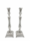 Pair of silver 925 candlesticks with decorative patterns by hadad bros