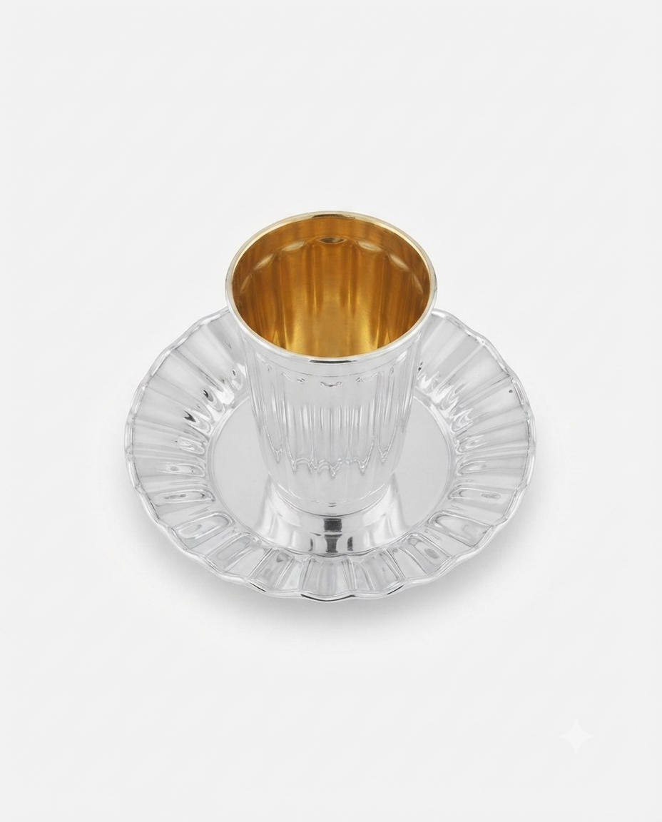 pure silver 925 kiddush set for shabbat by hadad bros