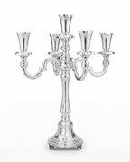 pure silver 925 candelabra for shabbat candles by hadad bros