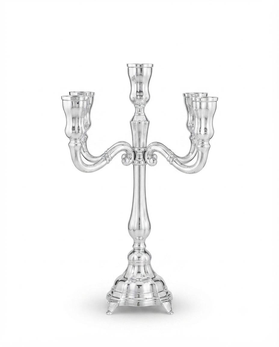 sterling silver 925 candelabra for shabbat by hadad bros silverware