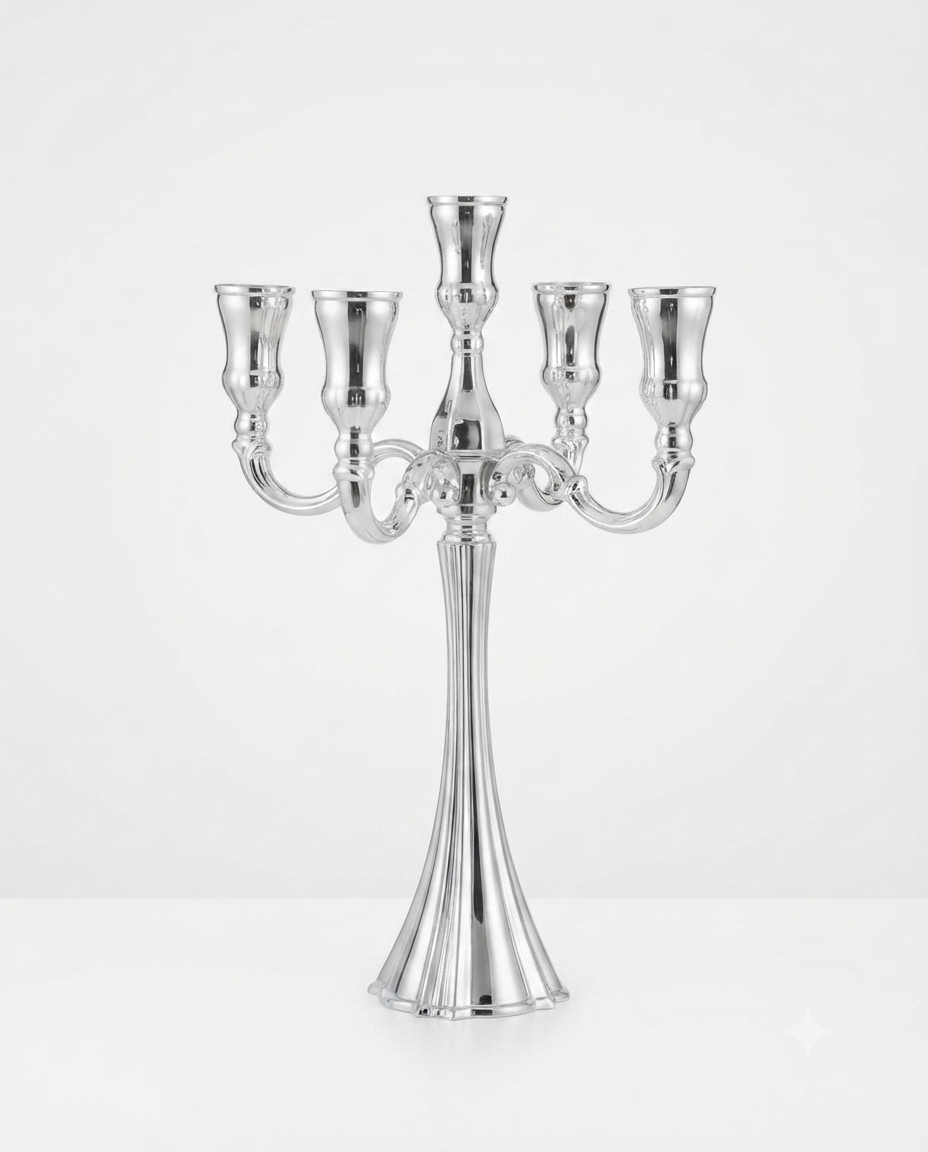 Silver Dipped 8-Branch 'Clil' Candelabra