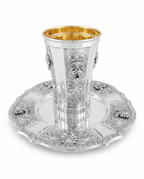 sterling silver 925 kiddush set for shabbat by hadad bros