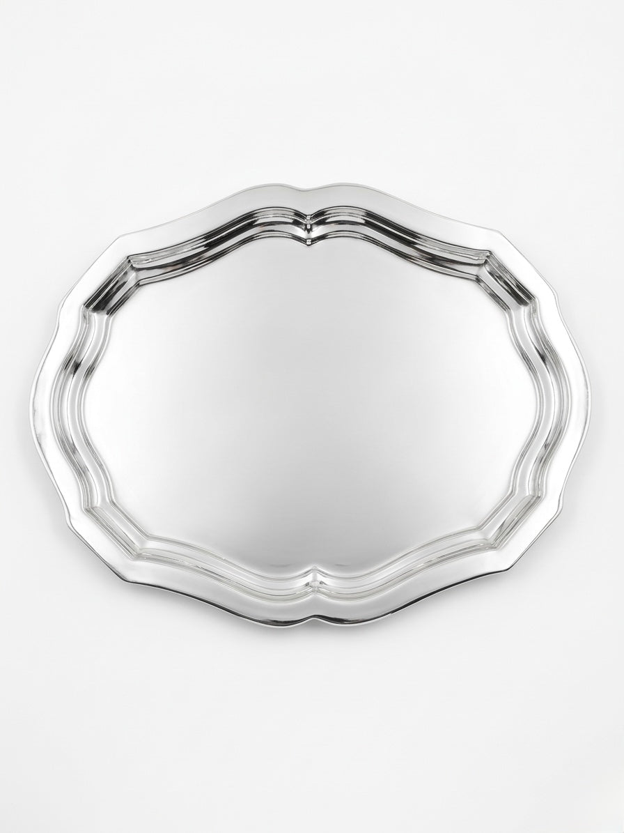 Silver tray by hadad bros