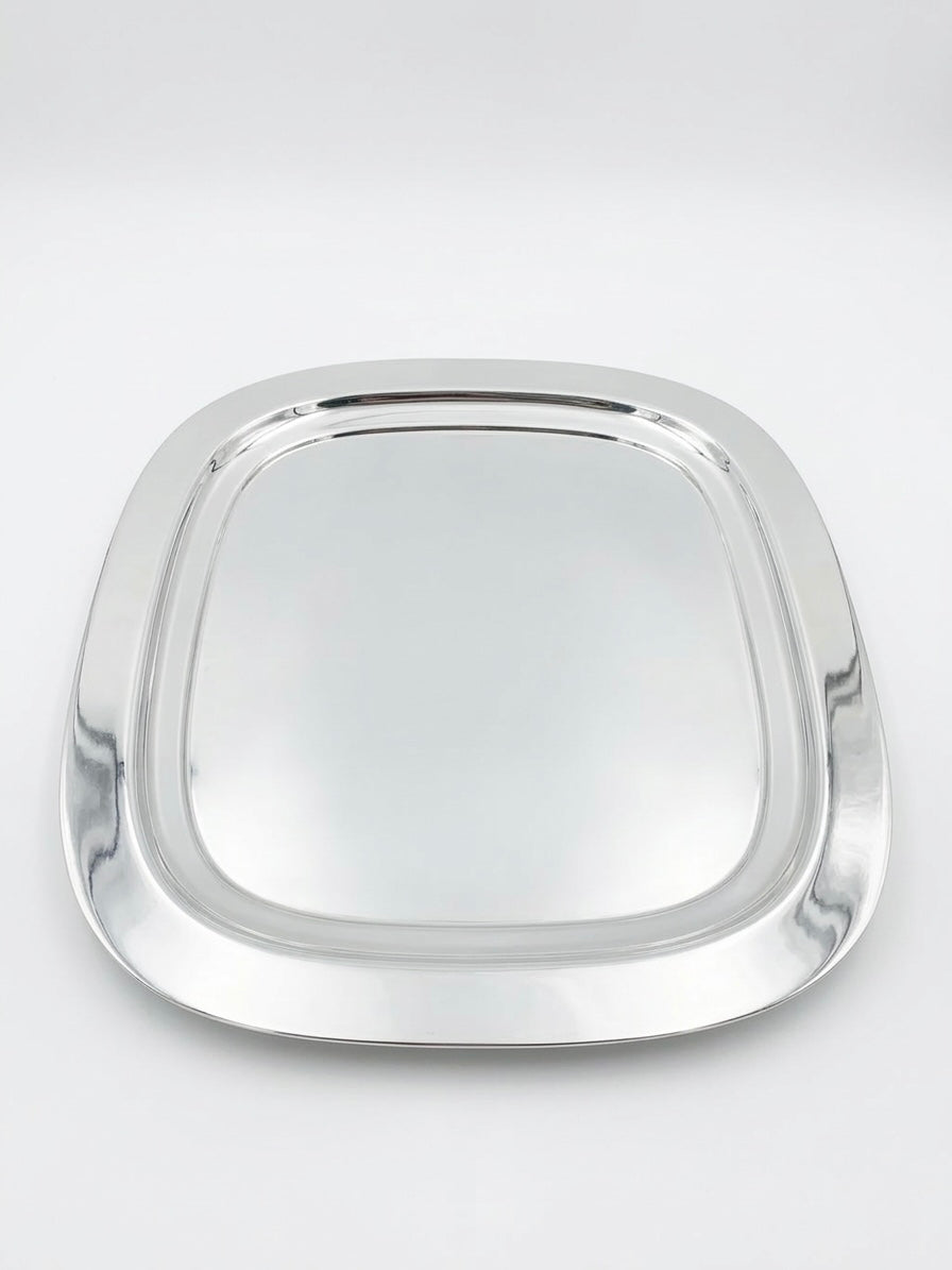 Silver tray by hadad bros