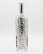 silver wine bottle