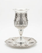 Eliyahu Cup Set – Hammered Pattern Base with Cast Accents