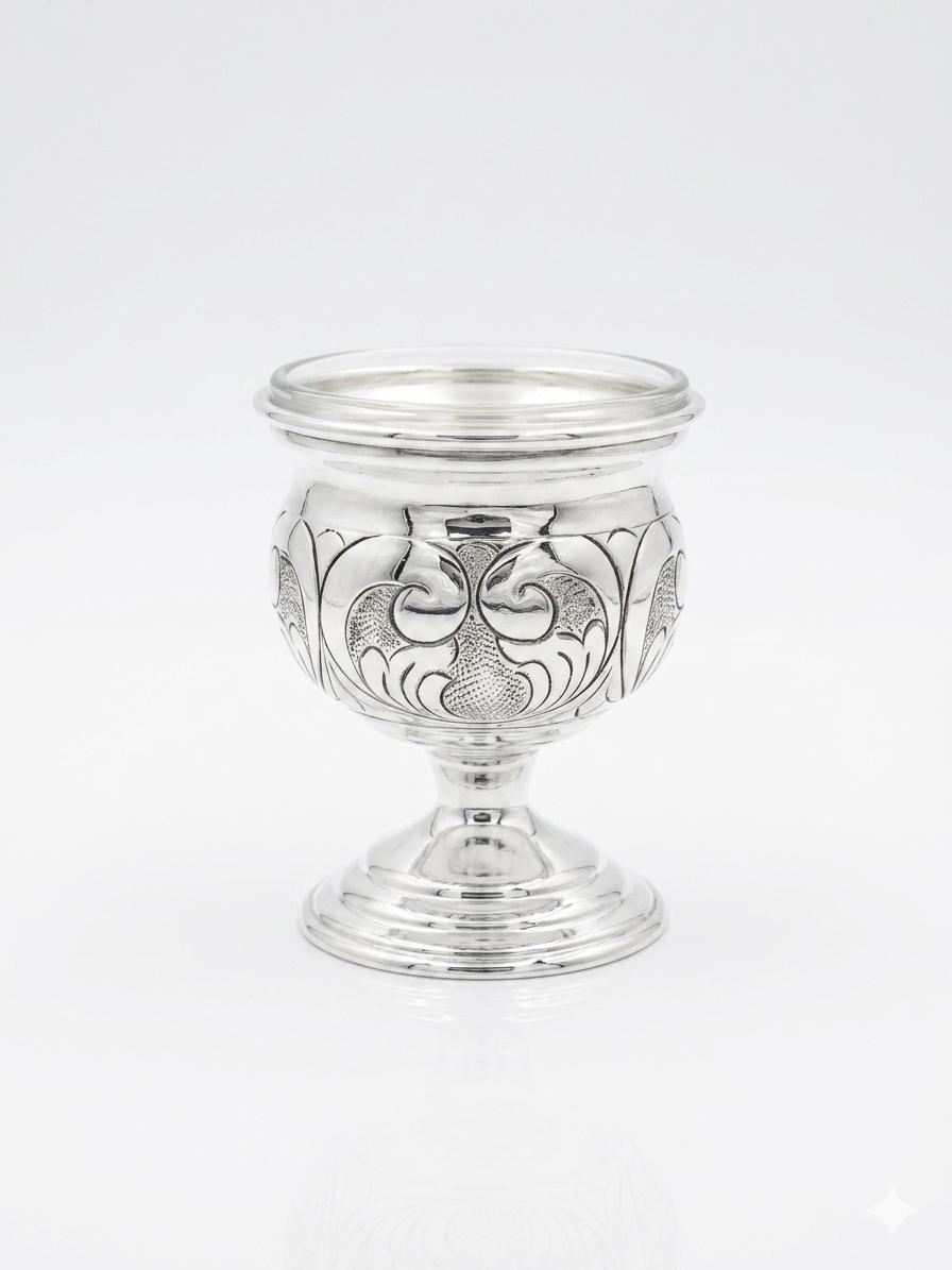 silver salt shaker for shabbat and hamotzi by hadad bros