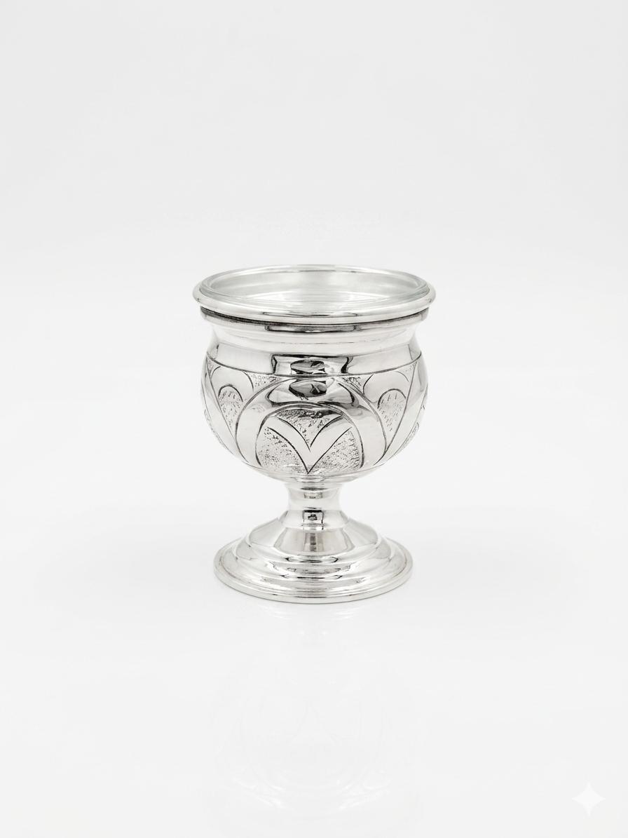 silver salt shaker for shabbat and hamotzi by hadad bros