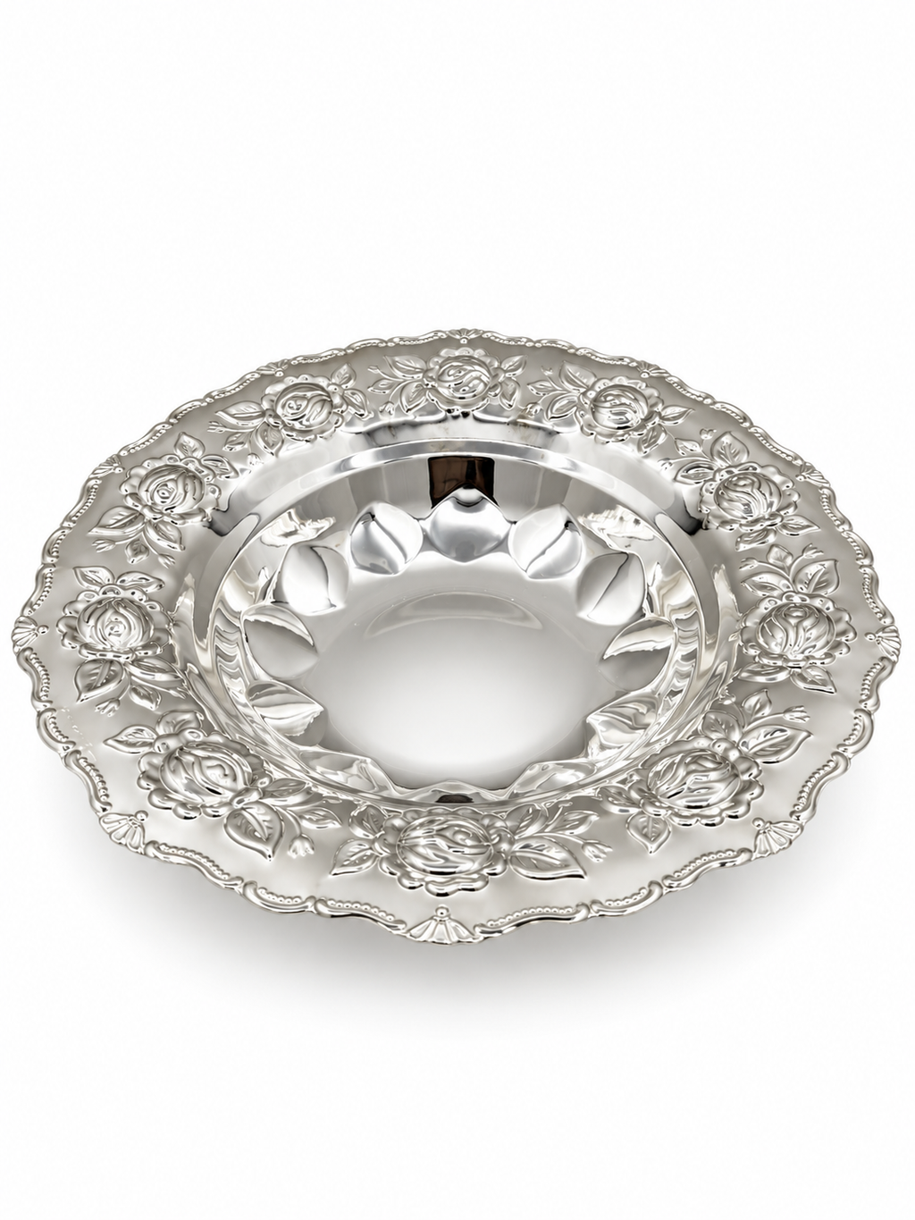 silver bowl hadad bros silverware קערת כסף מציפוי כסף האחים חדד