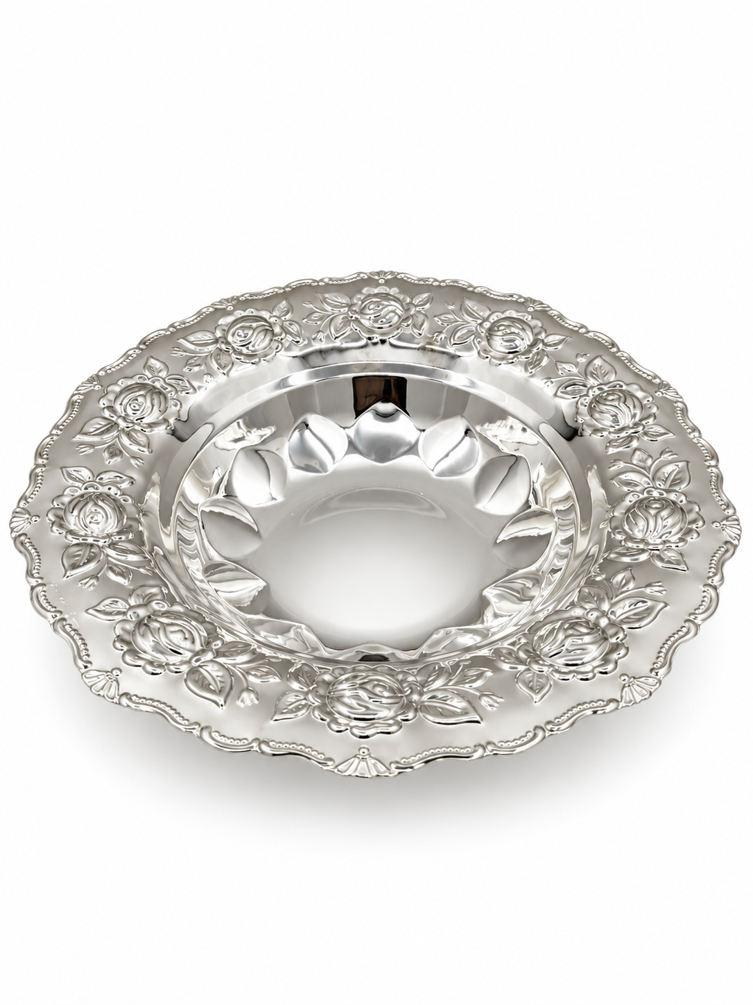 silver bowl hadad bros silverware קערת כסף מציפוי כסף האחים חדד