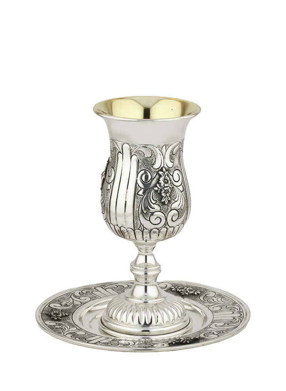 kiddush set - silver dipped kiddush sets by hadad bros