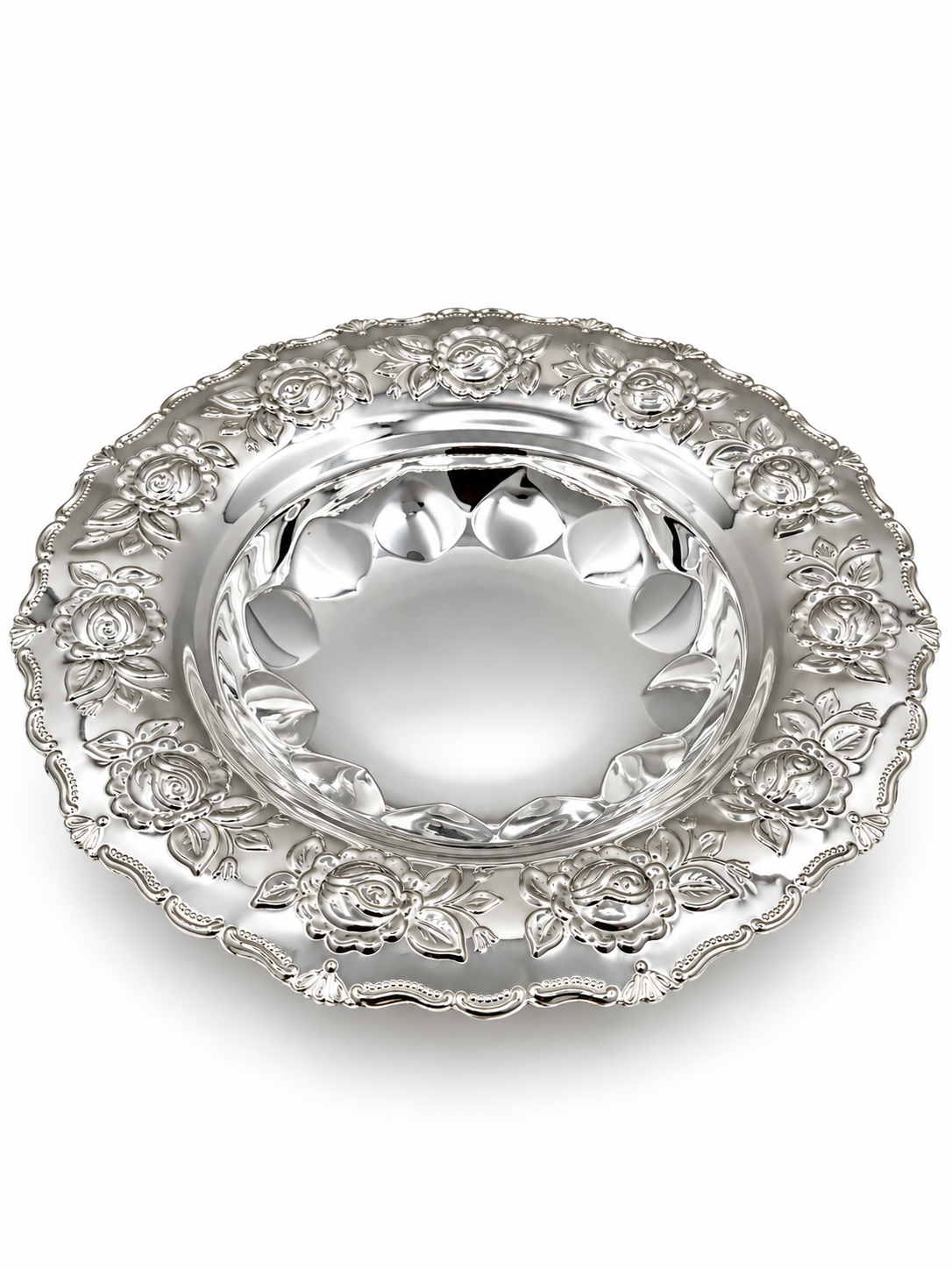 silver bowl hadad bros silverware קערת כסף מציפוי כסף האחים חדד