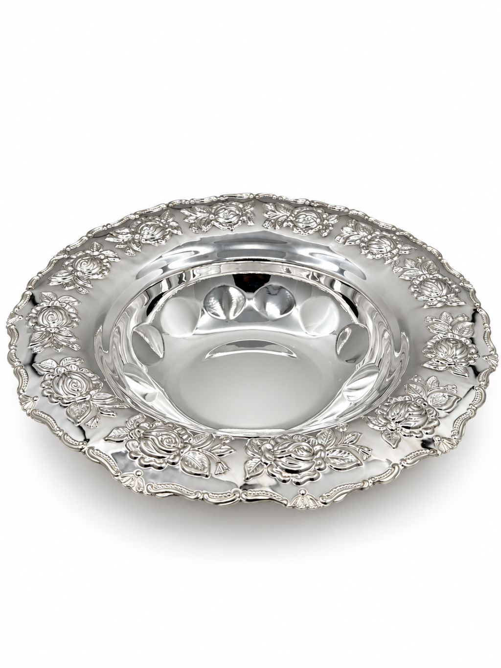 silver bowl hadad bros silverware קערת כסף מציפוי כסף האחים חדד