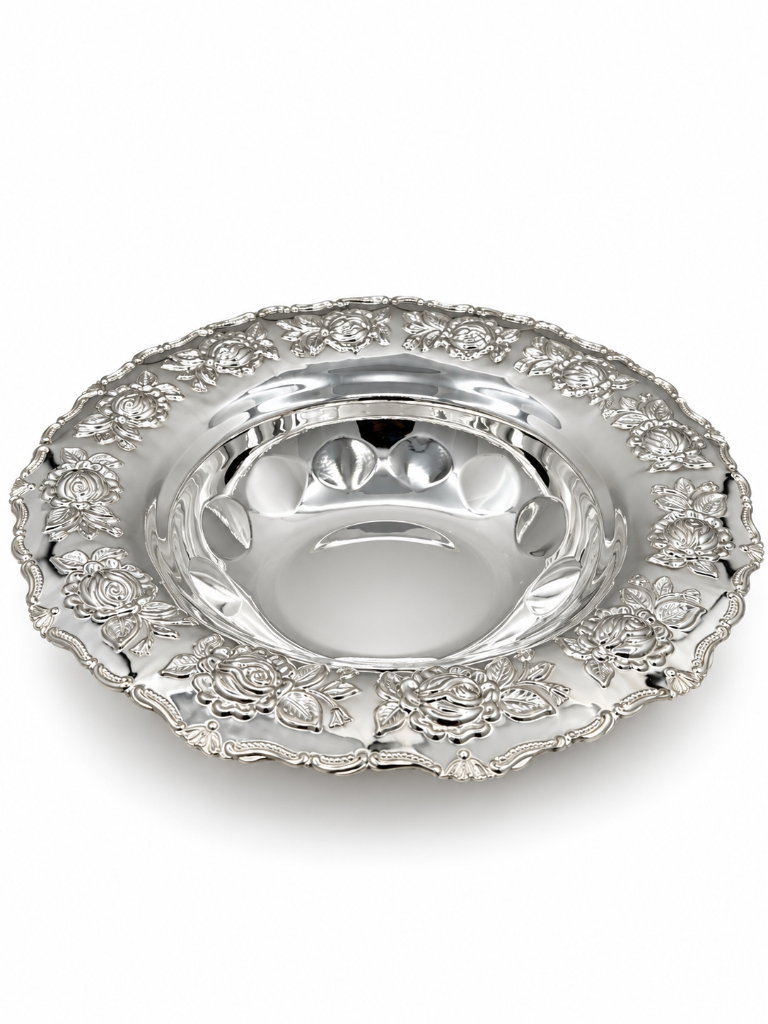 silver bowl hadad bros silverware קערת כסף מציפוי כסף האחים חדד